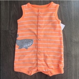 Striped Whale Bodysuit